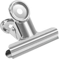 Coideal Large Bulldog Binder Paper Clips, 12 Pack Big Metal Bull Clips Silver by Coideal