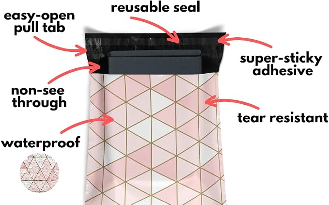 Poly Mailers 12.5x15 50 Pack | Self-Sealing Shipping Bags Envelopes - Image 2