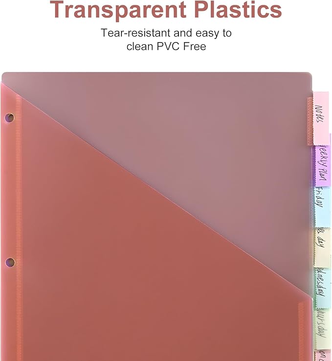 Bulk 24 Packs 8-Tab Binder Dividers - Image 6