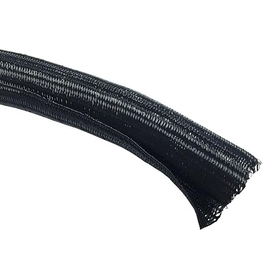 Electriduct 3/4" Hook Self Closing Sleeve Braid Wrap Around Sleeving Flame by Electriduct