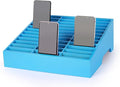 36-Grid Wooden Cell Phone Holder Desktop Organizer Storage Box by Ozzptuu