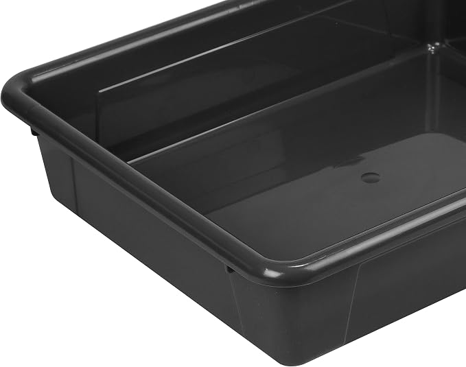 Storex Letter Size Flat Storage Tray – Organizer Bin - Image 4