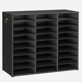 HOOBRO Literature Organizer, 27 Compartments Wooden Mail Organizer, Countertop by HOOBRO