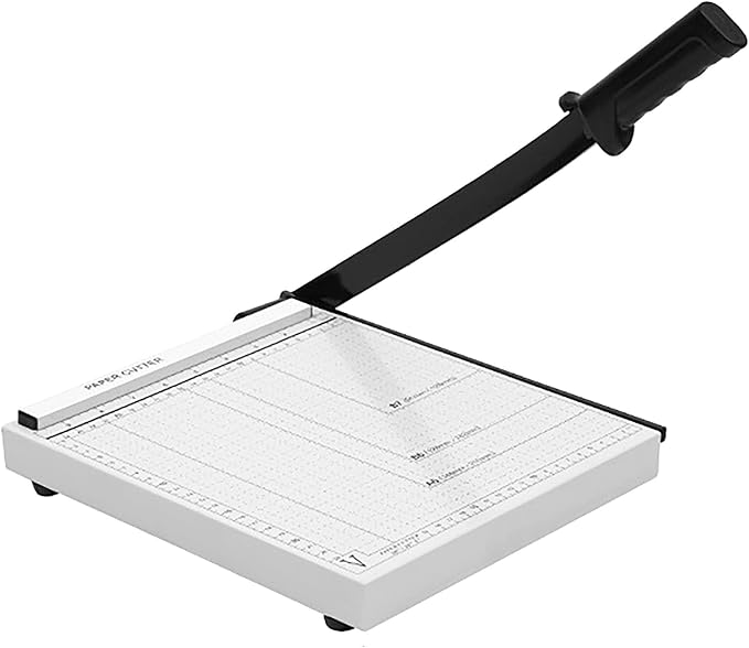 A5 Paper Cutter, 8.67 in x 7.8 in 12 Sheets Capacity Paper Trimmer by YIKANGHENG