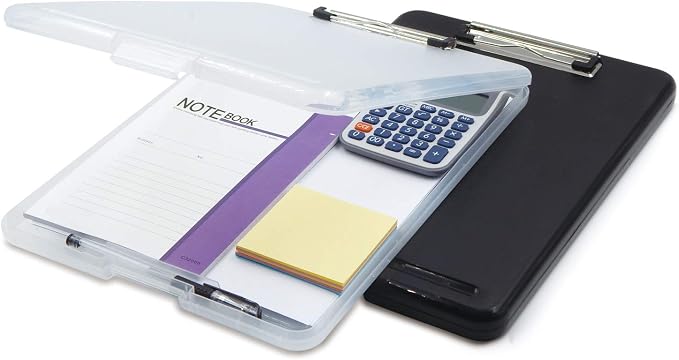 OFFIDIX Clipboard Storage Box, Plastic Paper Holder Storage Clip Board Ideal - Image 3