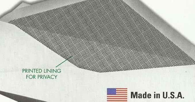 Mead #10 Envelopes, Letter Size, 4-1/8" x 9-1/2", Security Printed Lining - Image 5