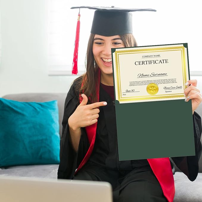 Epakh 72 Pcs Certificate Kit Includes 24 Certificate Holders and 24 Papers 24 - Image 4