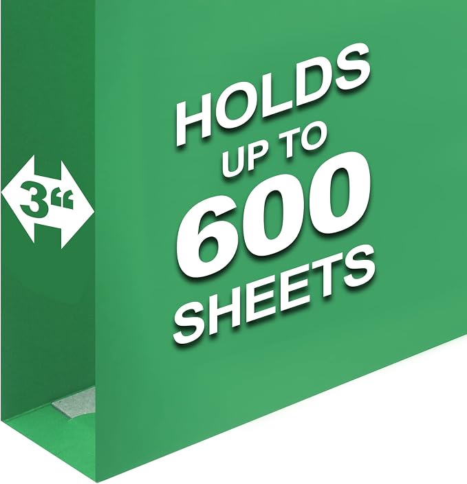 HERKKA Extra Capacity Legal Size Hanging File Folders, 30 Pack Reinforced Legal - Image 4