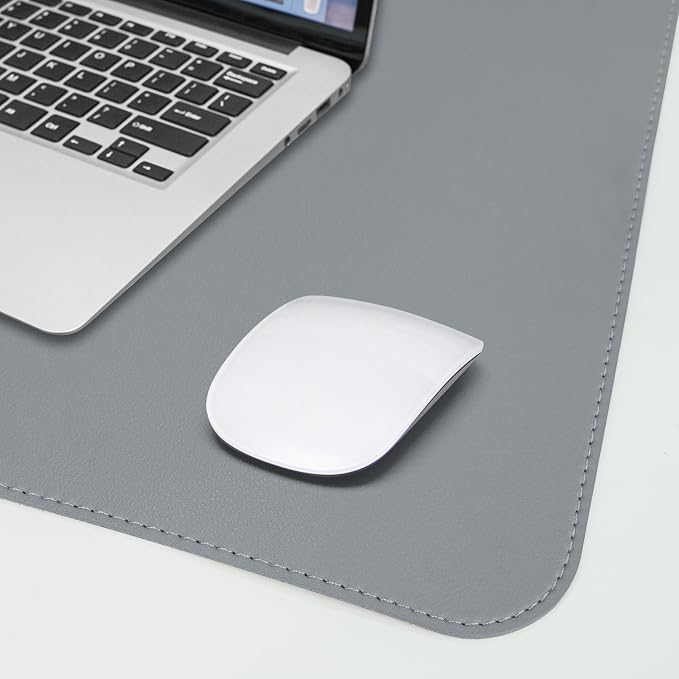AFIING Cork Desk Mat 47" x 23.6", Dual-Sided Natural Cork & PU Leather Desk Pad - Image 5
