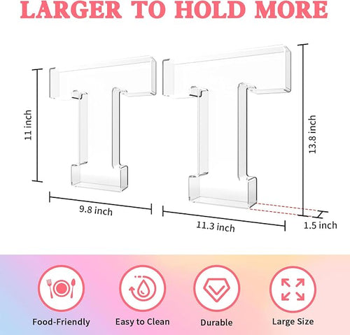 13.8" Acrylic Letter Charcuterie Tray, Charcuterie Letters Fillable Box - Image 2
