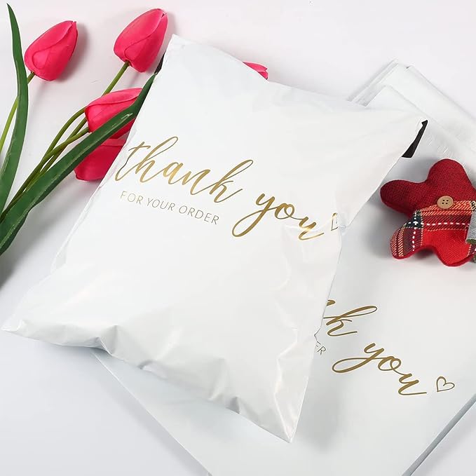 JinRuiKJ Thank You Poly Mailer 10x13 Inch 25 PCS, Shipping Bags - Image 9