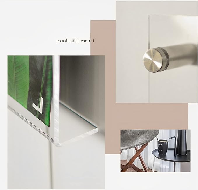 4-Pack 36" Acrylic Magazine Holder Vinyl Records Holder, Wall Display Floating - Image 5