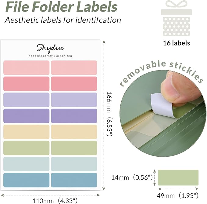 SKYDUE Accordion File Organizer, Expanding File Folder - Image 4