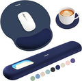 Sushret Mouse Pad and Keyboard Wrist Rest, 3-in-1 Gel Memory Foam Ergonomic by Sushret