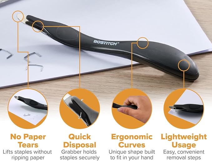Bostitch Office Professional Push Style Easy Staple Remover - Image 7