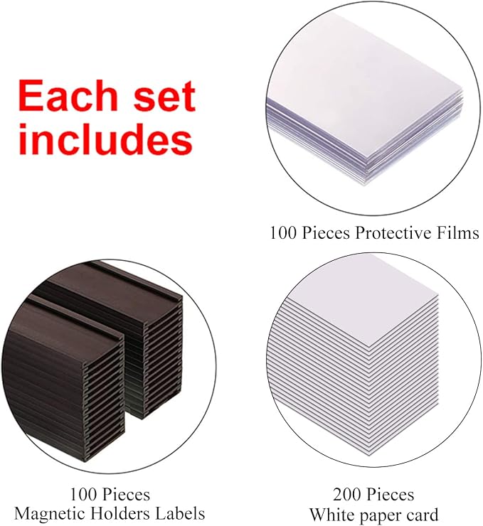 C Channel Magentic Label Holders 0.5x2 Inches - Image 3