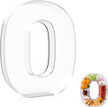 13.8" Extra Large Acrylic Number Charcuterie Board Box, Reusable Fillable by RUFHVTY