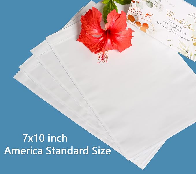 1000 PCS 7"x 10" Clear Self-Adhesive Packing List Envelopes - Image 3