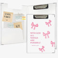 Lacama Preppy Cute Bow Bible Clipboard by Lacama
