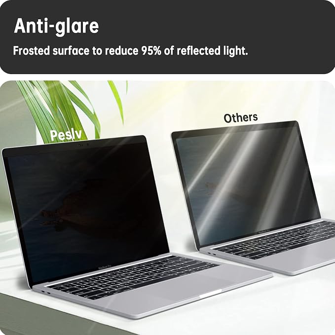 Peslv Magnetic Privacy Screen for MacBook Pro 15 Inch, Removable Anti Blue - Image 5