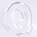 Ledido 10’’ Acrylic Letter Charcuterie Board Box, Reusable Fillable Serving Tray by Ledido