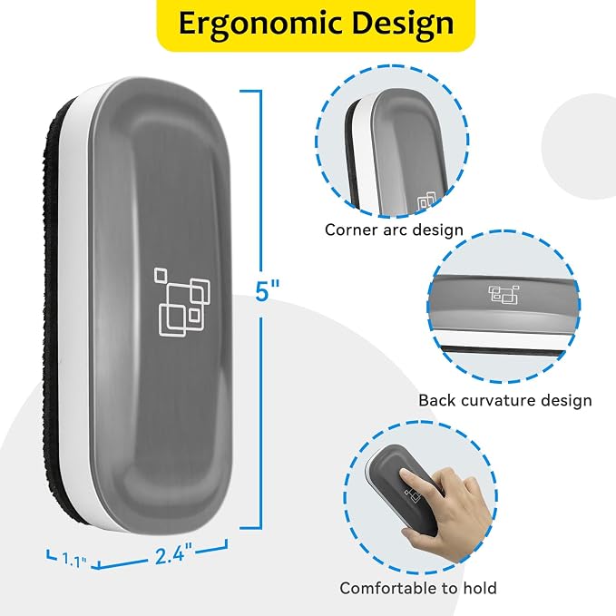 maxtek Dry Erase Eraser, Magnetic White Board Erasers - Image 6