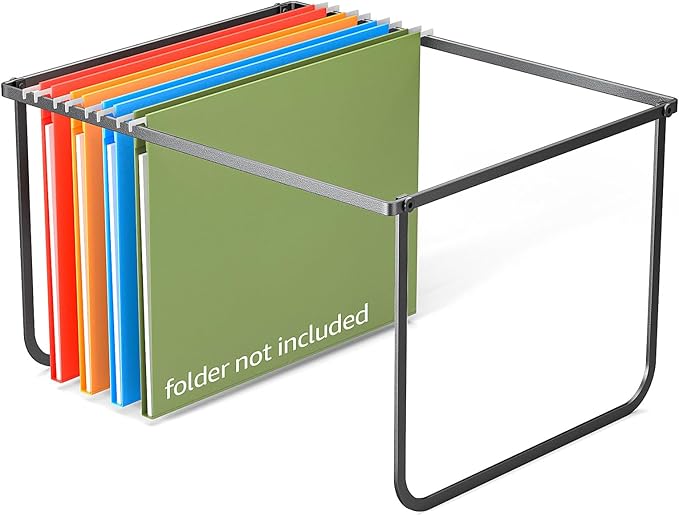 1 Pack Legal and Letter Size Hanging File Folder Frame Desk Organizer Destop by Fun+storage