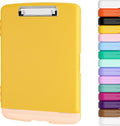 Piasoenc Clipboard with Storage, 8.5 x 11 Organization Box with Pen Holder and by Piasoenc