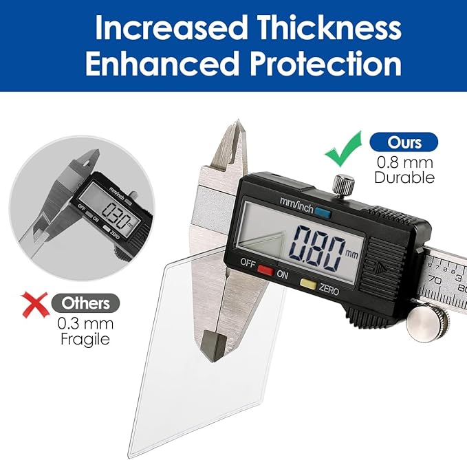 MaxGear Medicare Card Protector Sleeves, 6 Pack | 12 Mil Thickness, - Image 3
