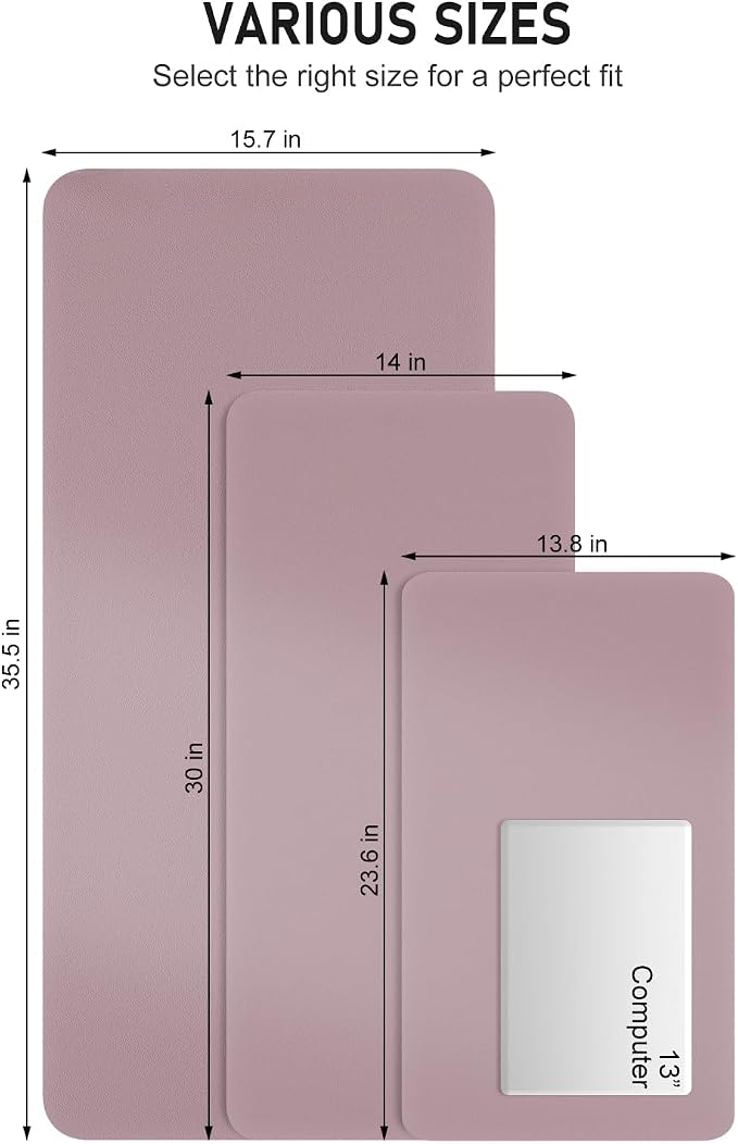 Desk Pad, Waterproof Laptop Computer Writing Mat - Image 6