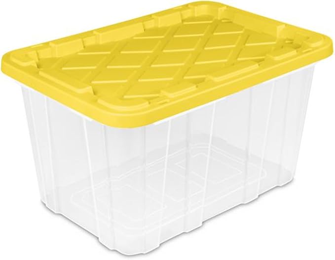 Sterilite 4-Pack Industrial Storage Box, Plastic Container Bins w/Lids - Image 7