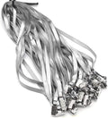 Bird Fiy Black Lanyards 100 Pack 34" Premium Lanyard Bulldog Clips Bulk Nylon by BirdFiy