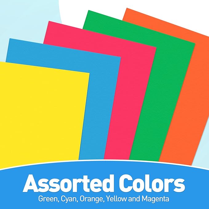 Two Pocket Folders, RAZCC 50 Pack File Folders - Image 4