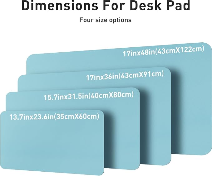 Aothia Large PU Leather Desk Pad Protector – Non-Slip Mouse Pad & Writing Mat - Image 3