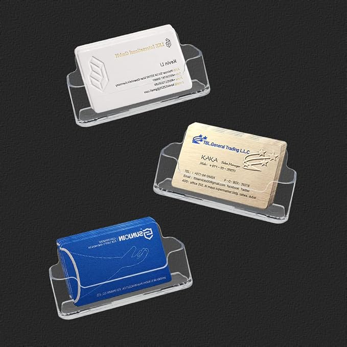 HSYMQ 4 Pack Business Card Holder - Image 3