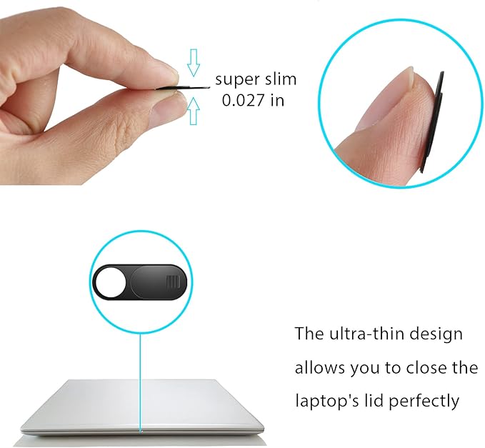 ZUCUCUC Webcam Cover Slide, 14 Pack Webcam Cover, Ultra-Thin Camera Cover - Image 5