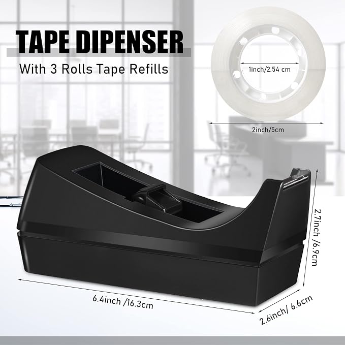 6 Pcs Tape Dispenser Staplers for Desk - Image 3