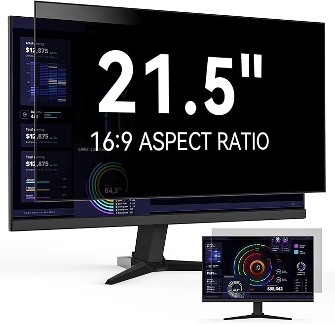21.5 Inch Computer Privacy Screen Filter by Protescreen