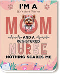 I'm a Yorkshire Terrier Mom and a Registered Nurse Nothing Scares Me Magnet by Ninety3POD