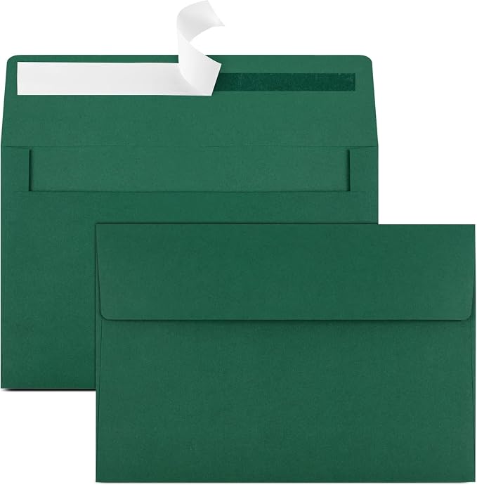 65 Packs 4x6 Envelopes A4 for Invitations, Printable Envelope Self Seal For by Joyberg