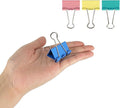 Ykimok Large Binder Clips, 1.6 inch, 24 Pack, Colored Binder Clips, Paper by Ykimokdailynecessities
