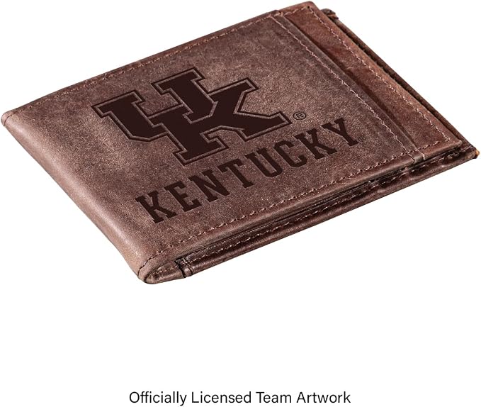 Team Sports America NCAA University of Kentucky Front Pocket Slim Wallet - Image 2