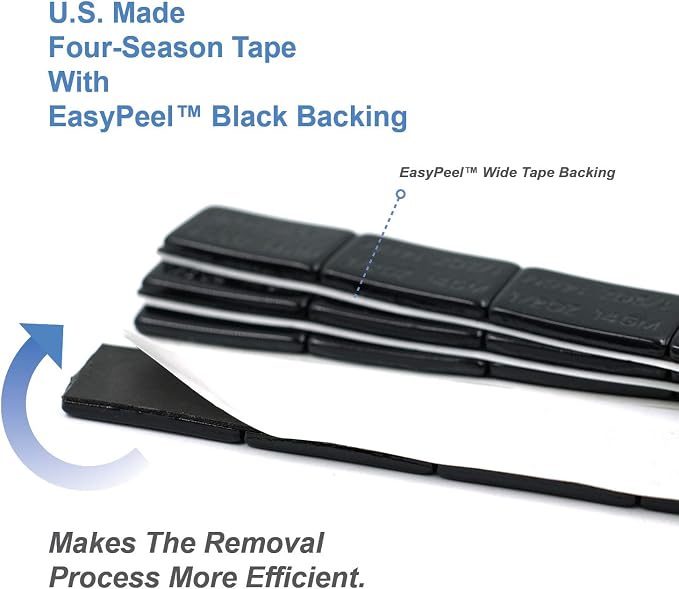 CKAuto 1/2oz, Ultra Slim Low Profile, Adhesive Stick On Wheel Weights, 12 oz/ - Image 3