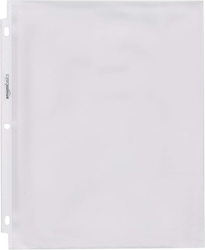 Amazon Basics Heavy Duty Non-Glare Sheet Protector - Image 2