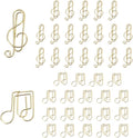 OWLFAVO Clef and Note Shape 40pcs Paper Clips by OWLFAVO