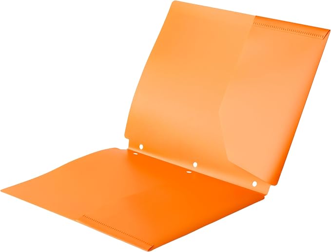 Amazon Basics Plastic 3-Hole Punch File Folders - Image 4