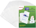 Sheet Protectors 100 Page, Page Protector 8.5" x 11" ，Upgraded Clear Plastic by SMELHA
