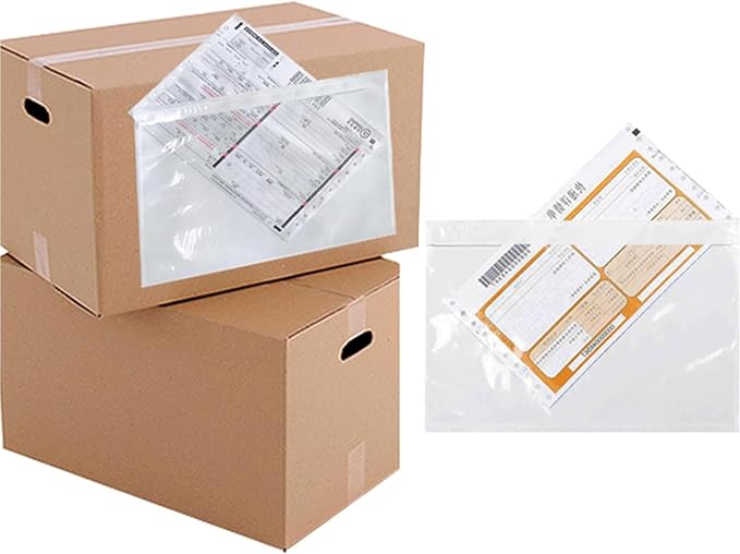 4.5x5.5 Packing List Mailing Envelopes Shipping Envelopes Packing List Clear - Image 5