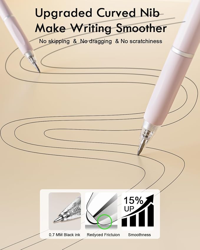 Gel Pens, Cute Ergonomics Fine Point Smooth Writing Pens, Back to School Office - Image 5