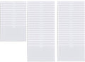 50pcs Self-Adhesive Business Card Protecror, Waterproof Clear Adhesive Label by OwlFocus